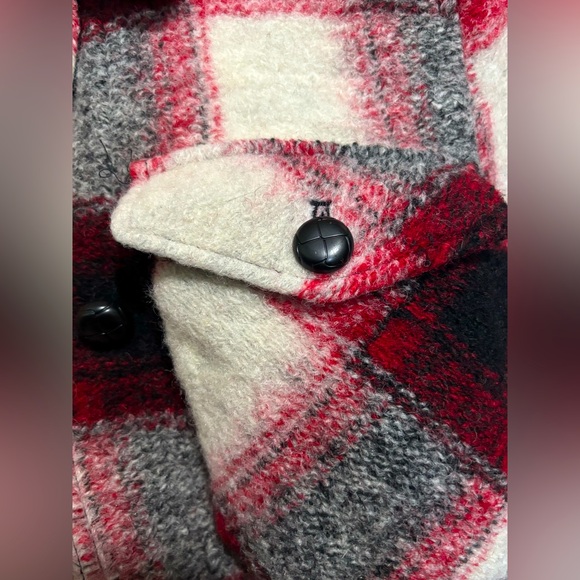 Forever 21 • Plaid wool-blend jacket ◼️🟥◻️ - Picture 5 of 7